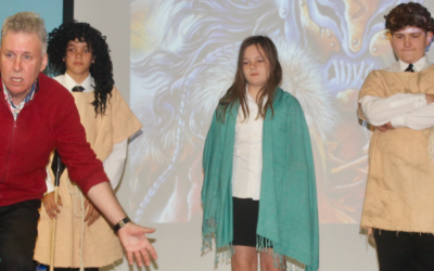 Children’s Author Enthralls JOG students