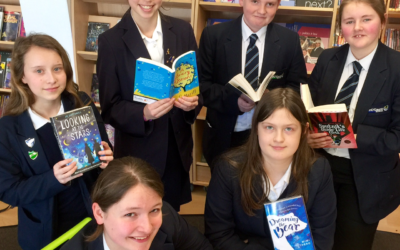 Hungerford School library opened by Bear Grylls and author Gill Hornby