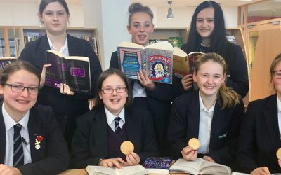 BOOKS and biscuits are proving a popular combination for students in Hungerford.