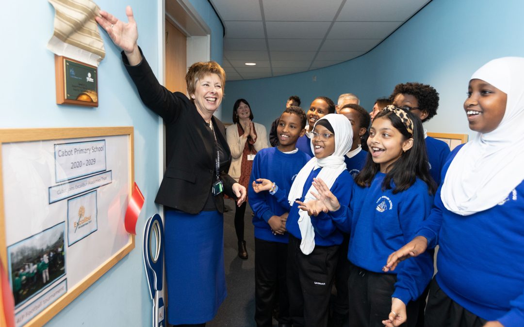 All smiles as Cabot Primary celebrates joining with Excalibur