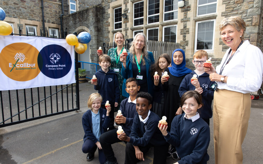 All smiles as Compass Point Primary celebrates joining with Excalibur