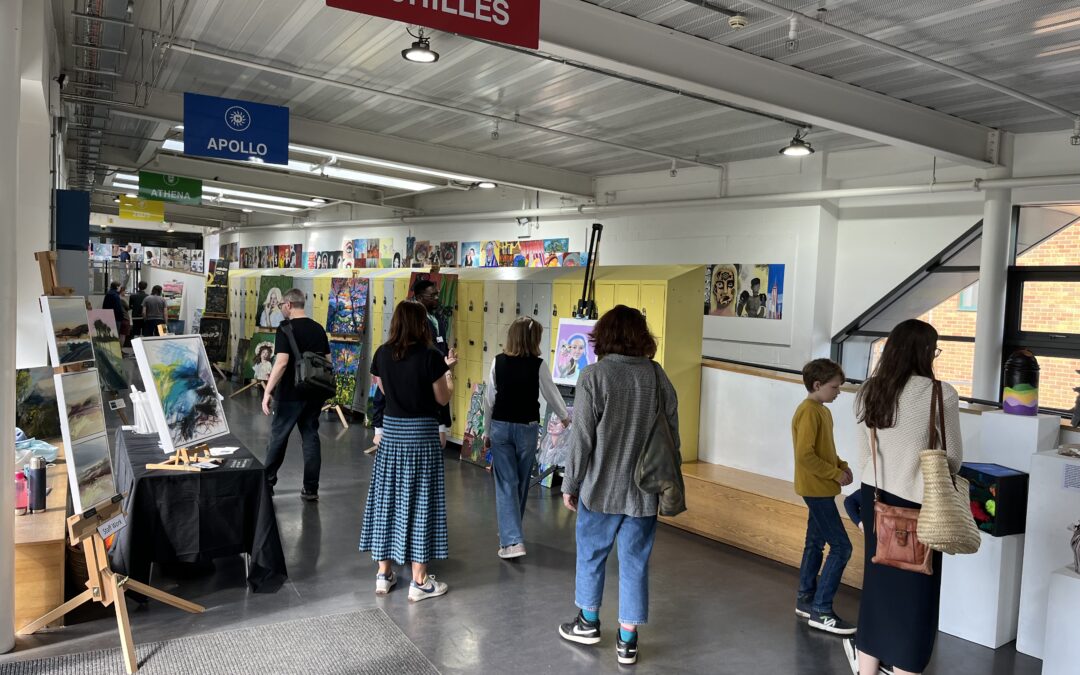 Ashton Park’s Arts Trail welcomes almost 500 through its doors & students shine at Boccia